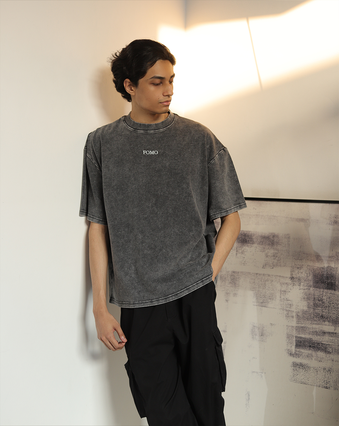 Temi | Acid Wash Unisex Oversized Tee