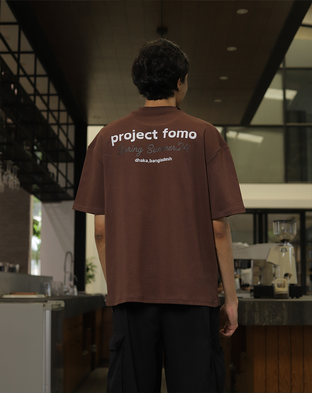 Taman | Cocoa Unisex Oversize Tede