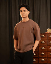 Terra | Chestnut Unisex Oversized T-Shirt