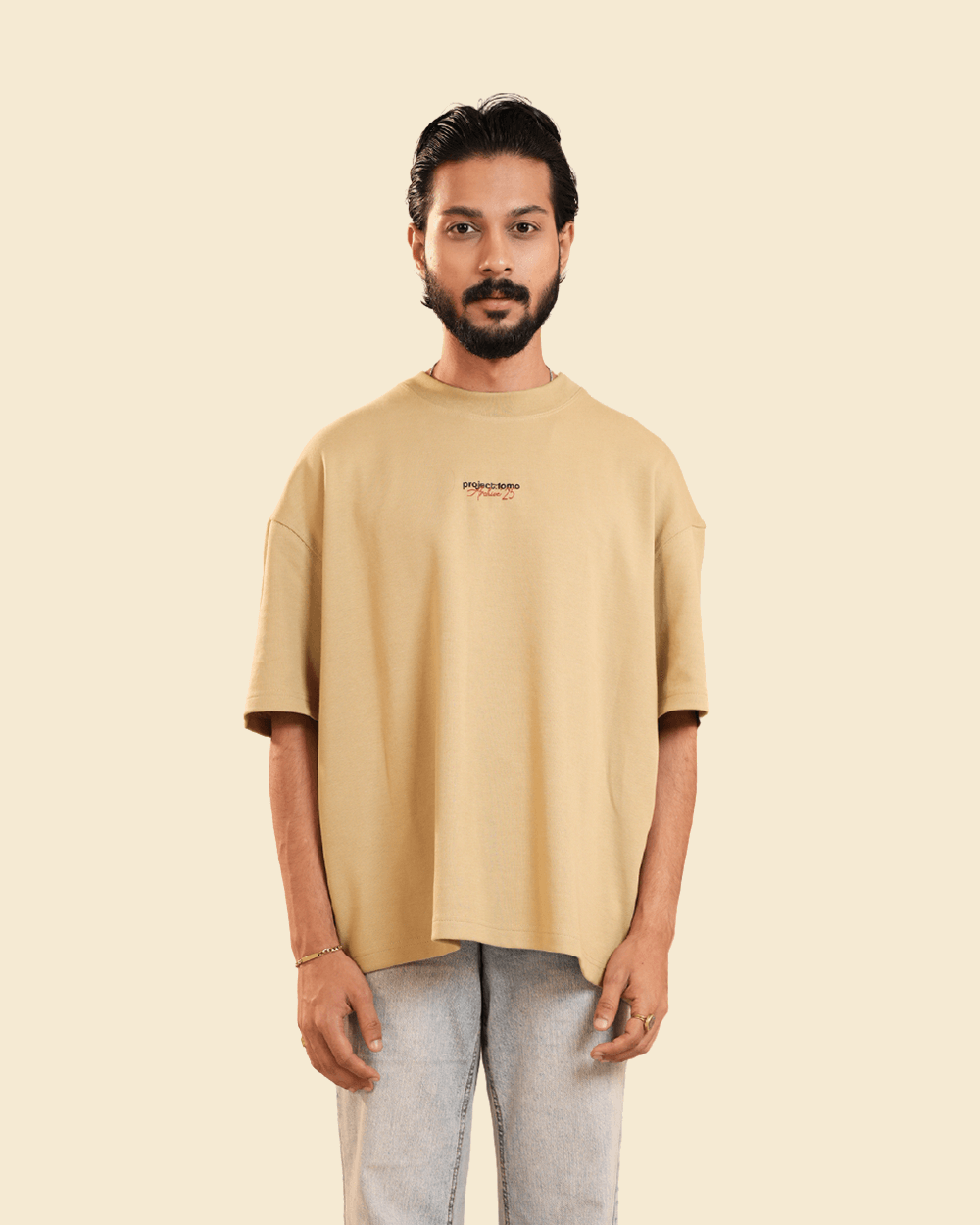 Mesa | Sand Unisex Oversized T-Shirt
