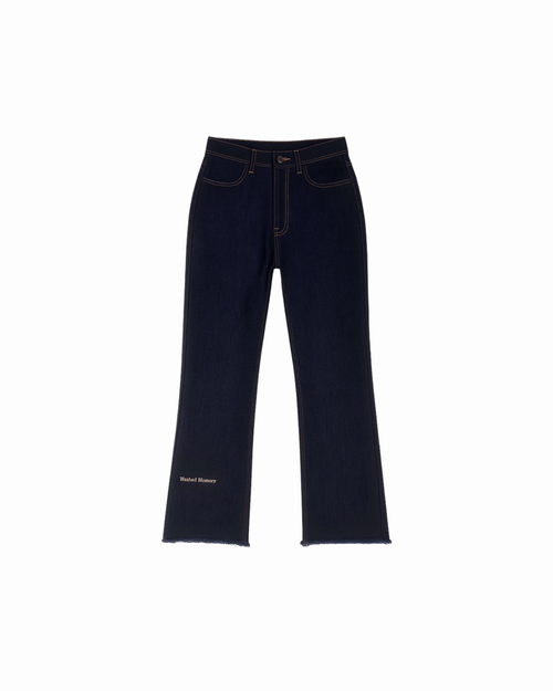 Seam Echo | Indigo Wide Leg Denim Pant