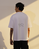 Baha | White Unisex Oversized Tee