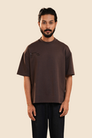 Echo | Dark Stone Unisex Oversized T-Shirt