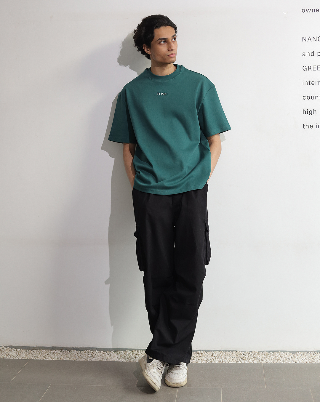 Canopy | Bottle Green Unisex Oversized Tee