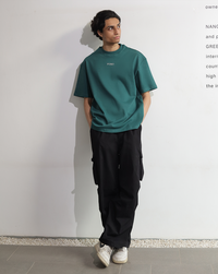 Canopy | Bottle Green Unisex Oversized Tee