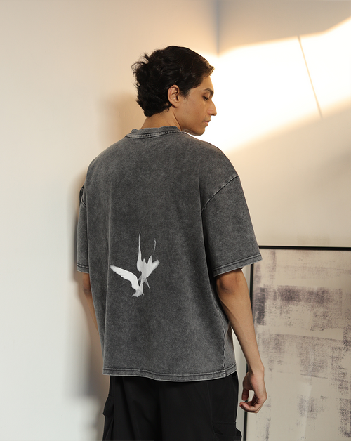 Temi | Acid Wash Unisex Oversized Tee