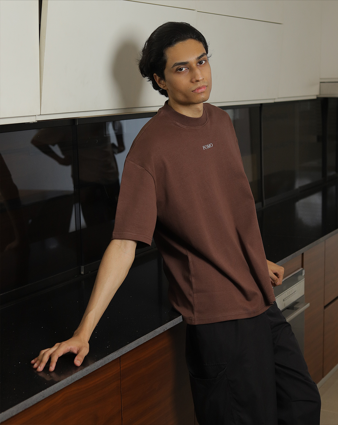 Taman | Cocoa Unisex Oversize Tede