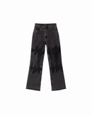 Dusk | Grey Wide Leg Denim Pant