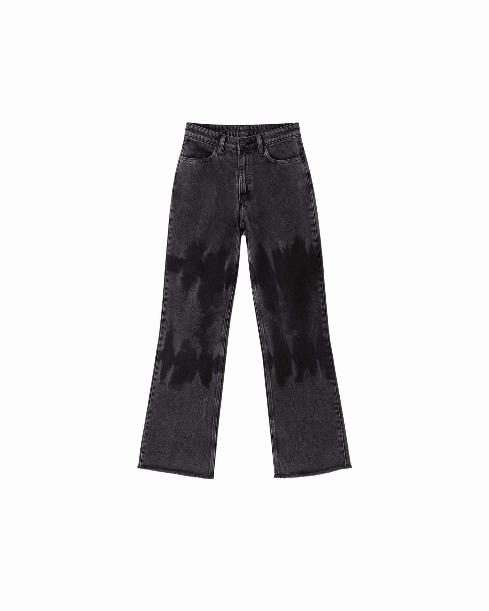 Dusk | Grey Wide Leg Denim Pant