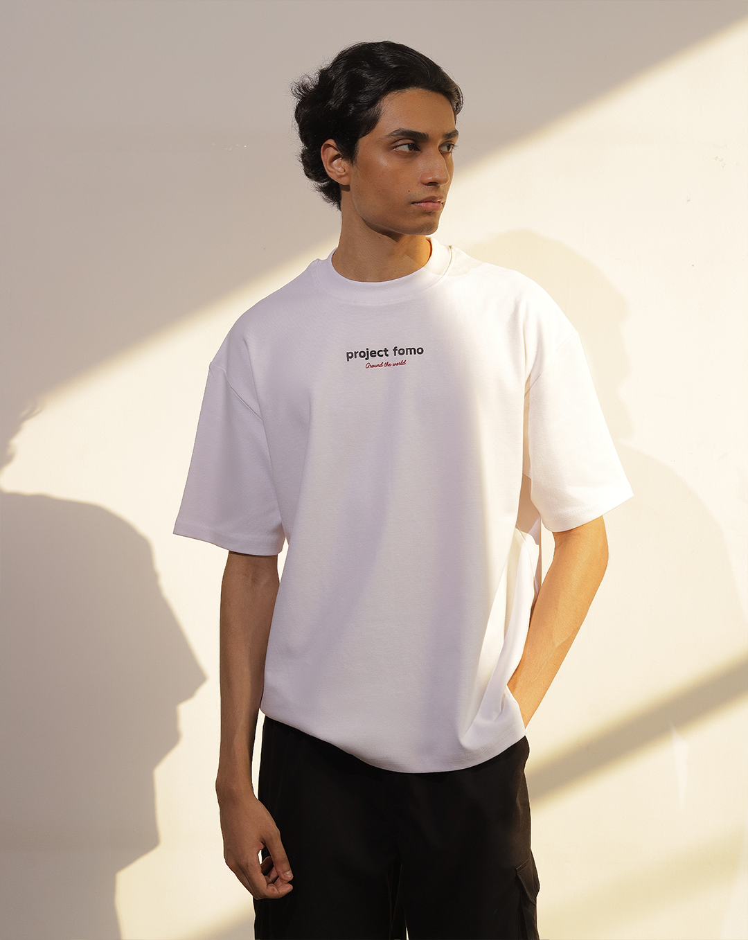 Baha | White Unisex Oversized Tee