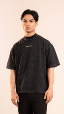 Ash Bloom | Charcoal Unisex Oversized T-Shirt