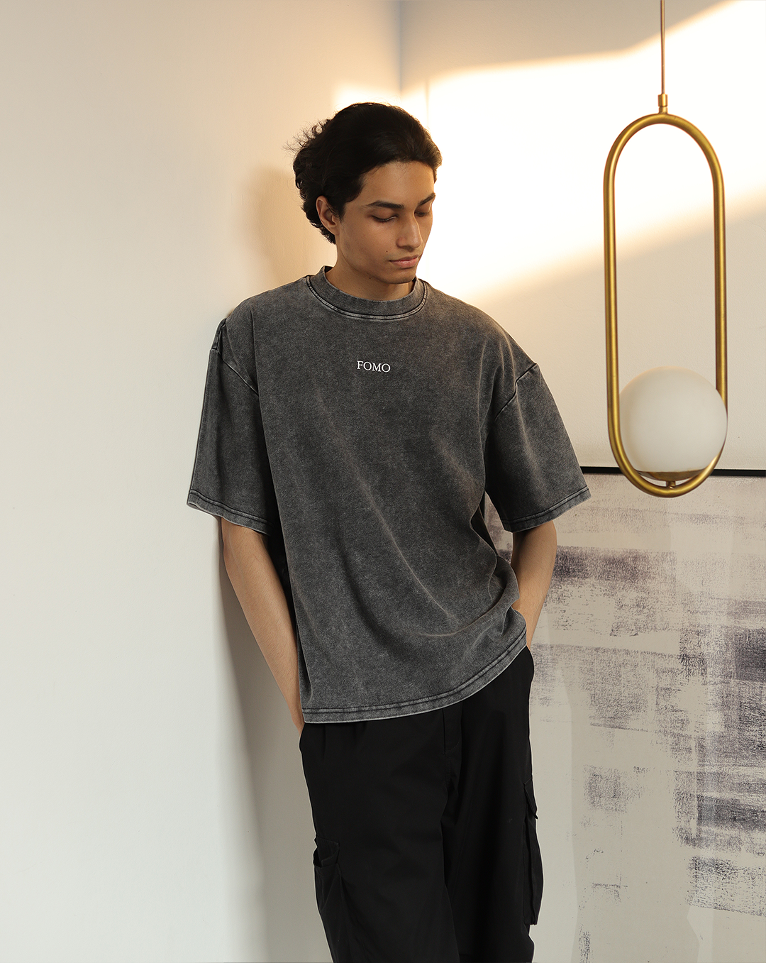 Temi | Acid Wash Unisex Oversized Tee