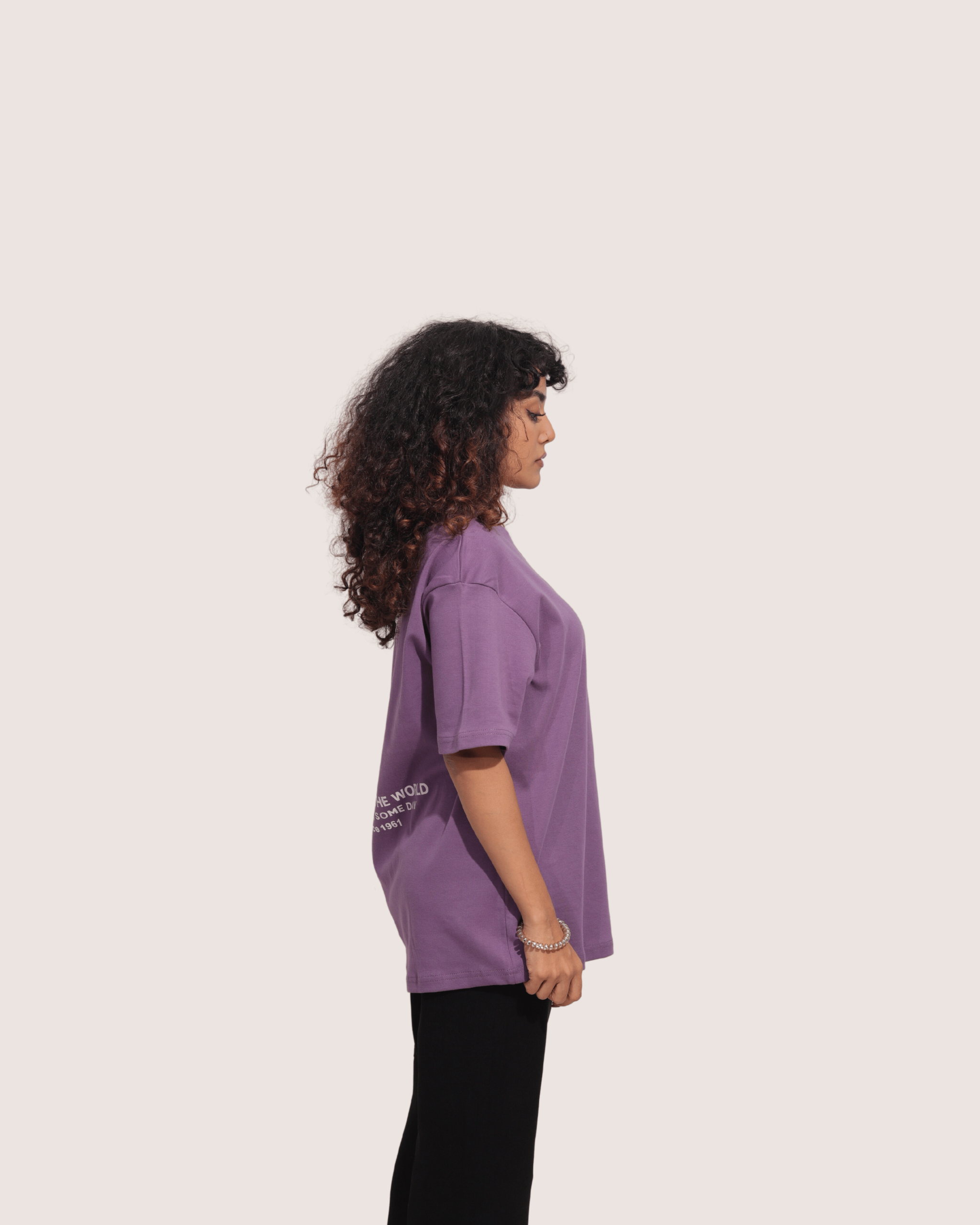 Syre | Purple Unisex Oversized Tee