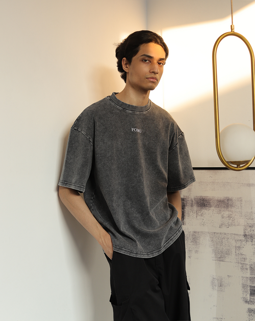 Temi | Acid Wash Unisex Oversized Tee