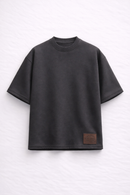 Foestone | Grey Boxy Scuba Tee