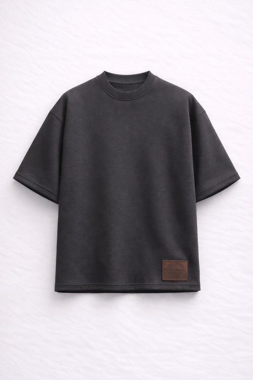 Foestone | Grey Boxy Scuba Tee