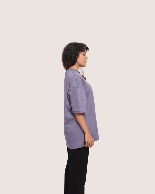 Waves | Bluish Unisex Oversized Tee