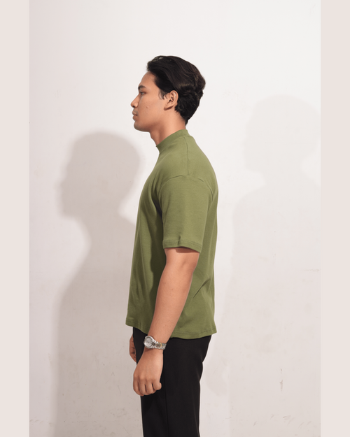Andy | Olive Unisex Oversized Tee
