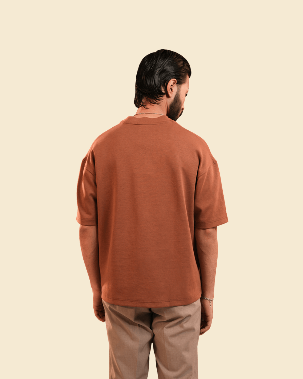 Loom | Rust Unisex Oversized T-Shirt
