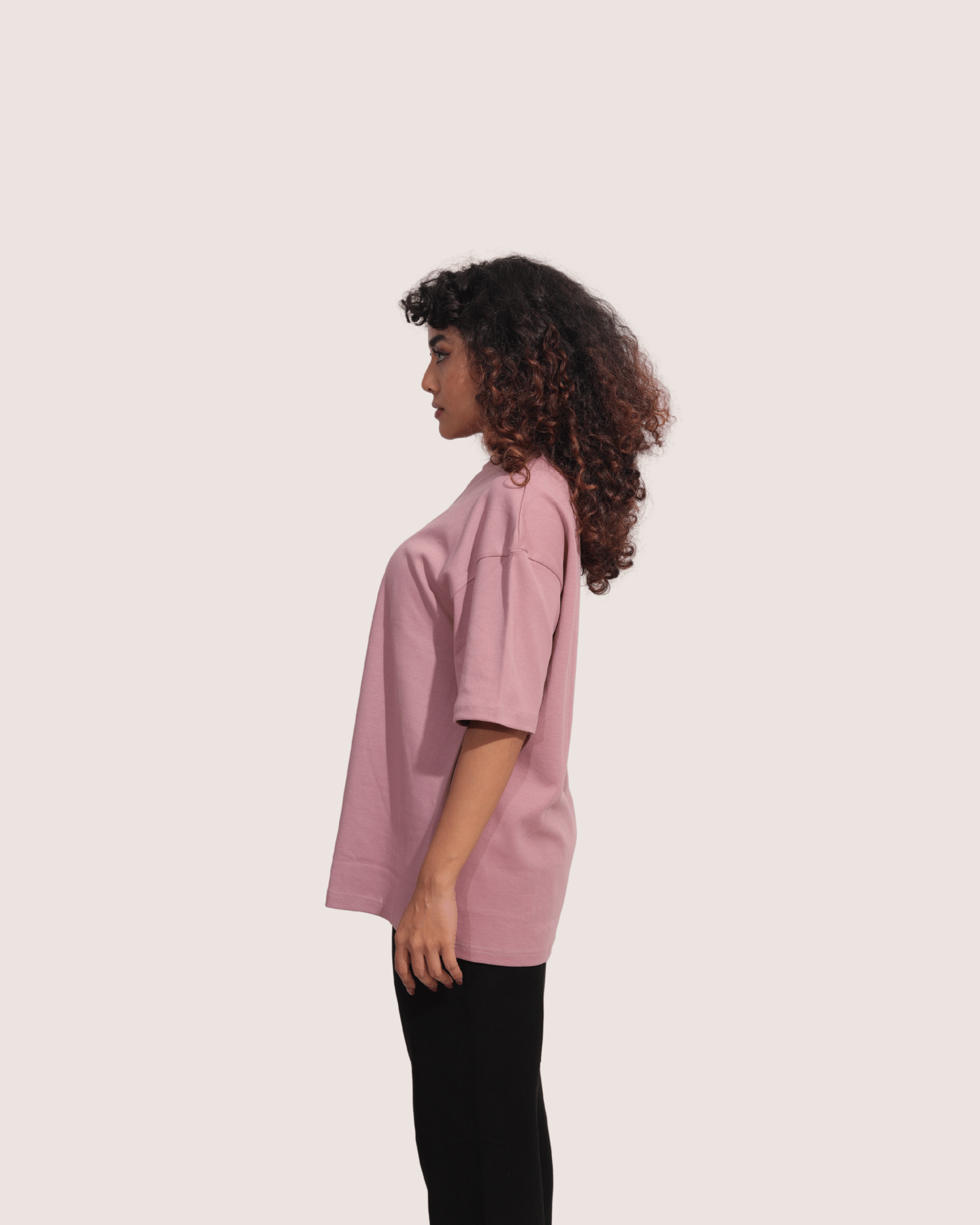 Walt | Pink Unisex Oversized Tee