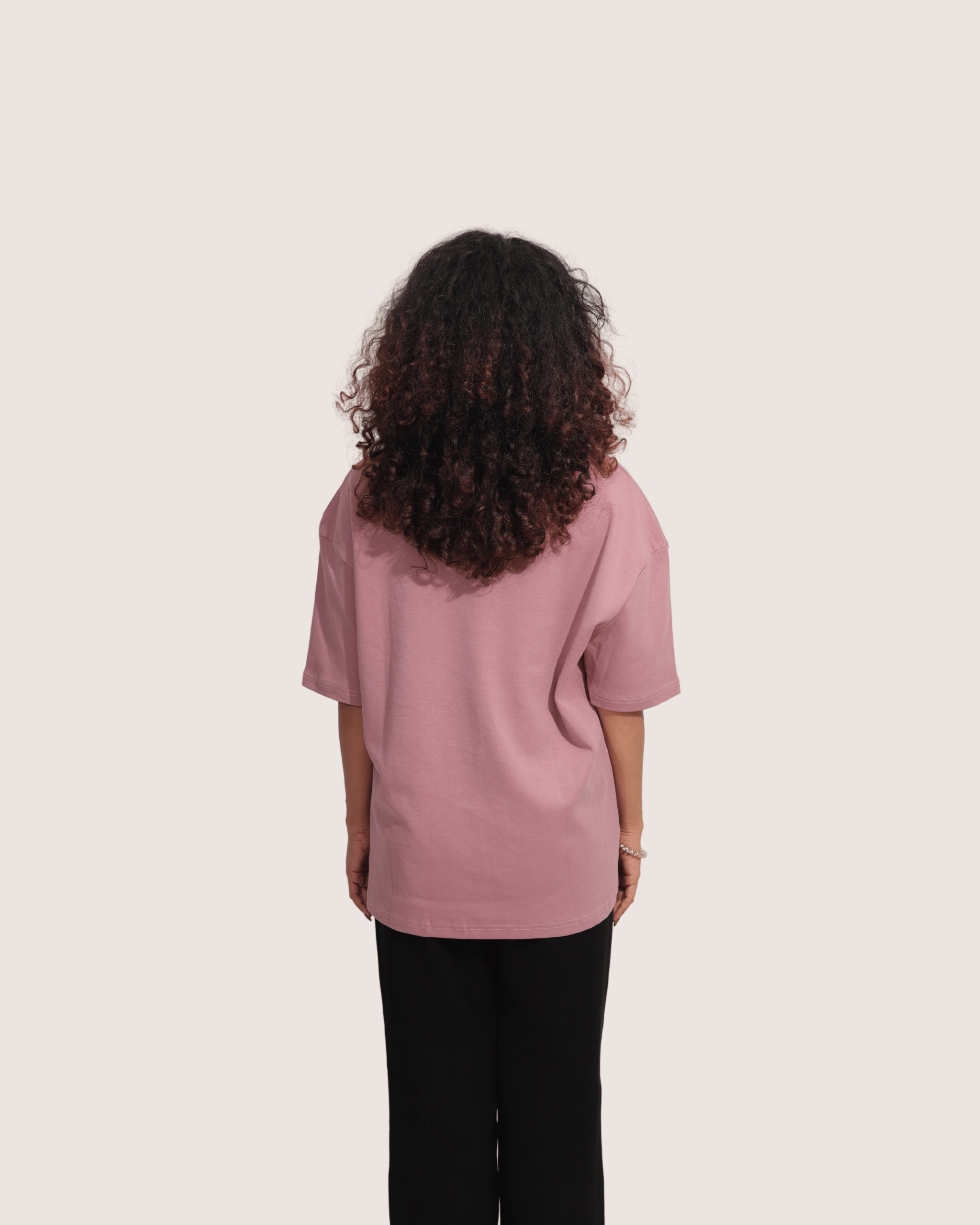 Walt | Pink Unisex Oversized Tee
