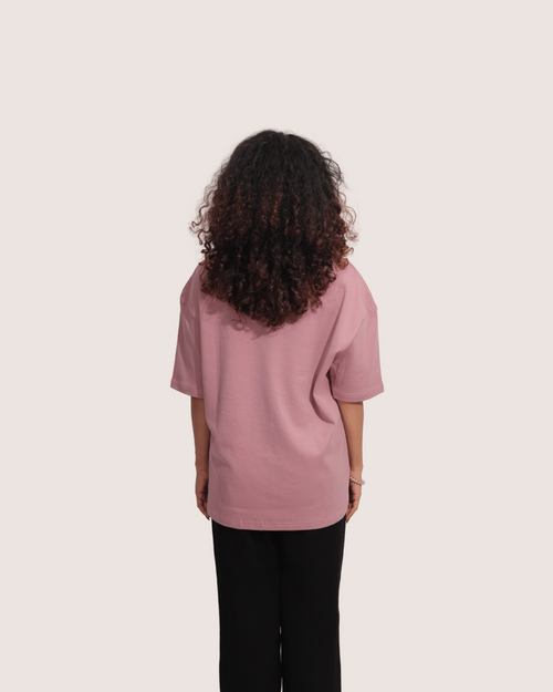 Walt | Pink Unisex Oversized Tee