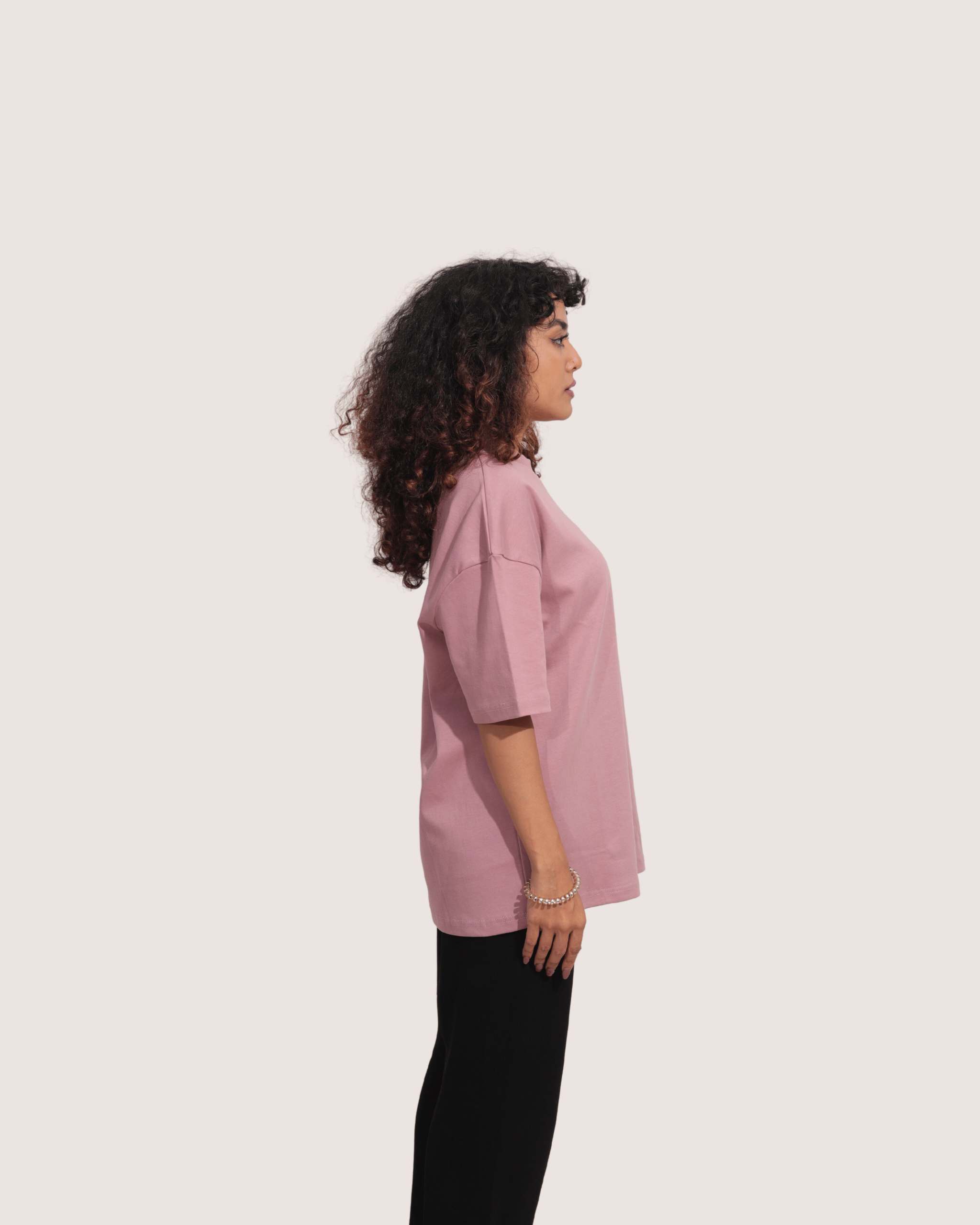Walt | Pink Unisex Oversized Tee