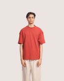 Burnt | Red Unisex Oversized Tee
