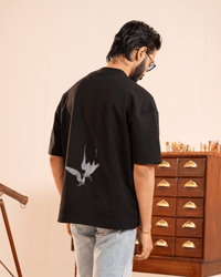 Flight | Onyx Unisex Oversized T-Shirt