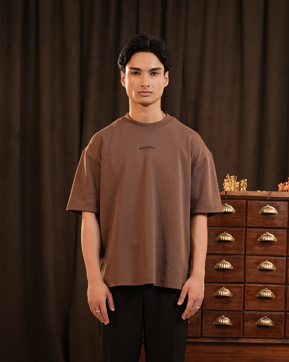 Terra | Chestnut Unisex Oversized T-Shirt
