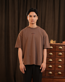 Terra | Chestnut Unisex Oversized T-Shirt