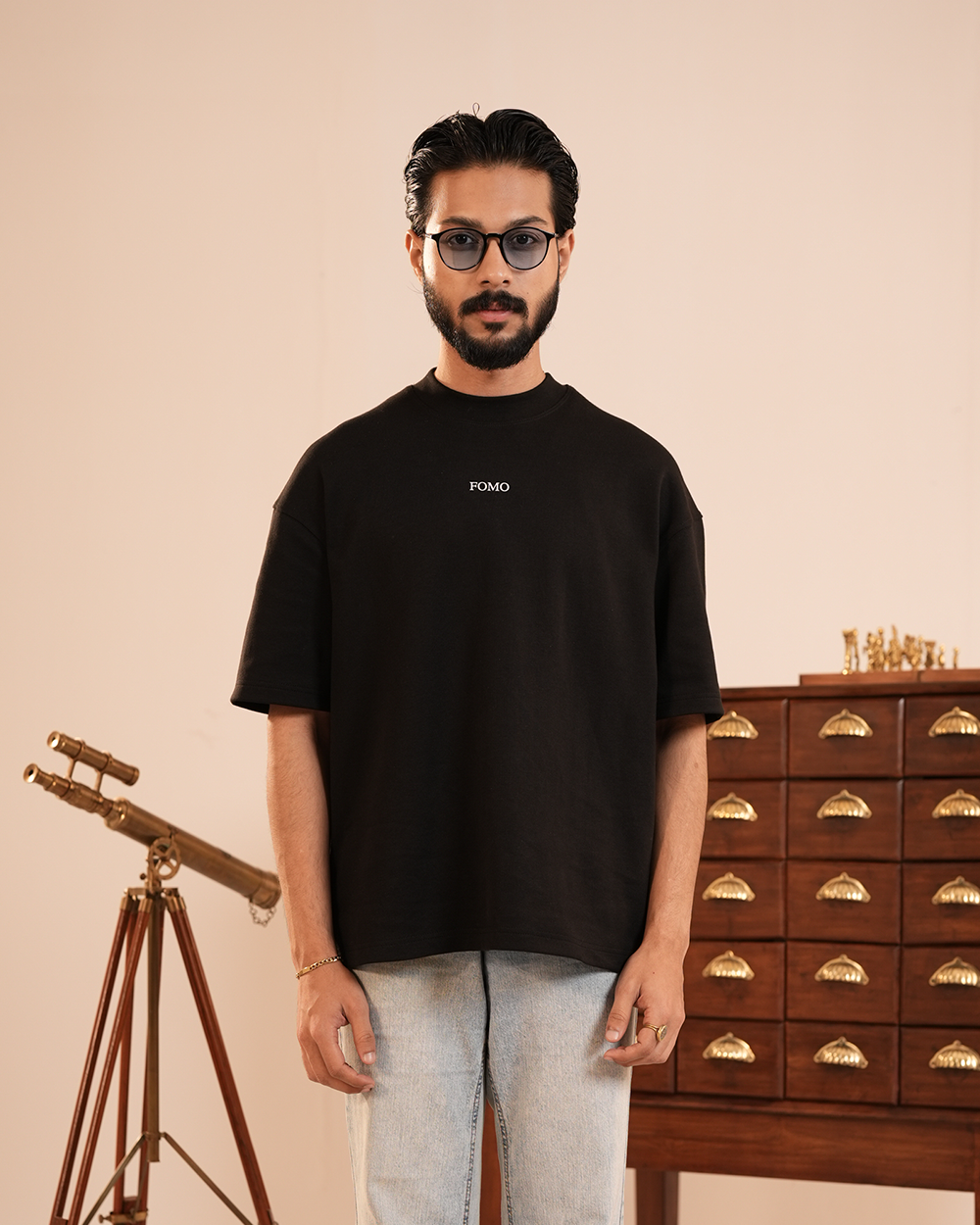 Flight | Onyx Unisex Oversized T-Shirt