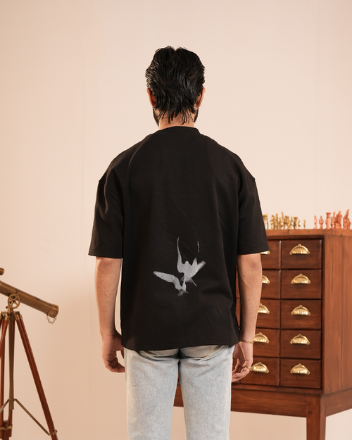 Flight | Onyx Unisex Oversized T-Shirt
