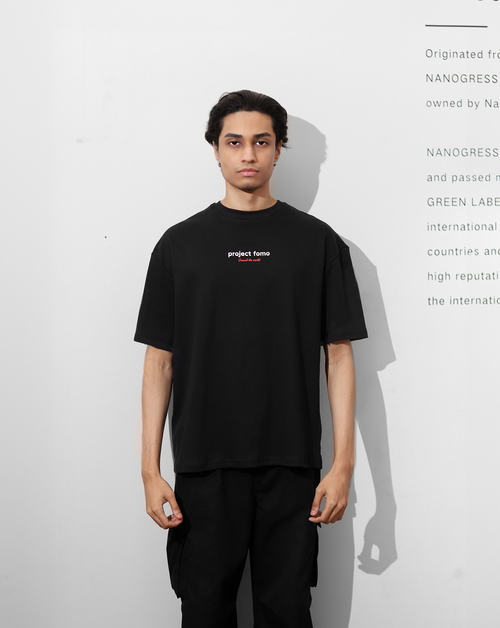 Trec | Black Unisex Oversized Tee