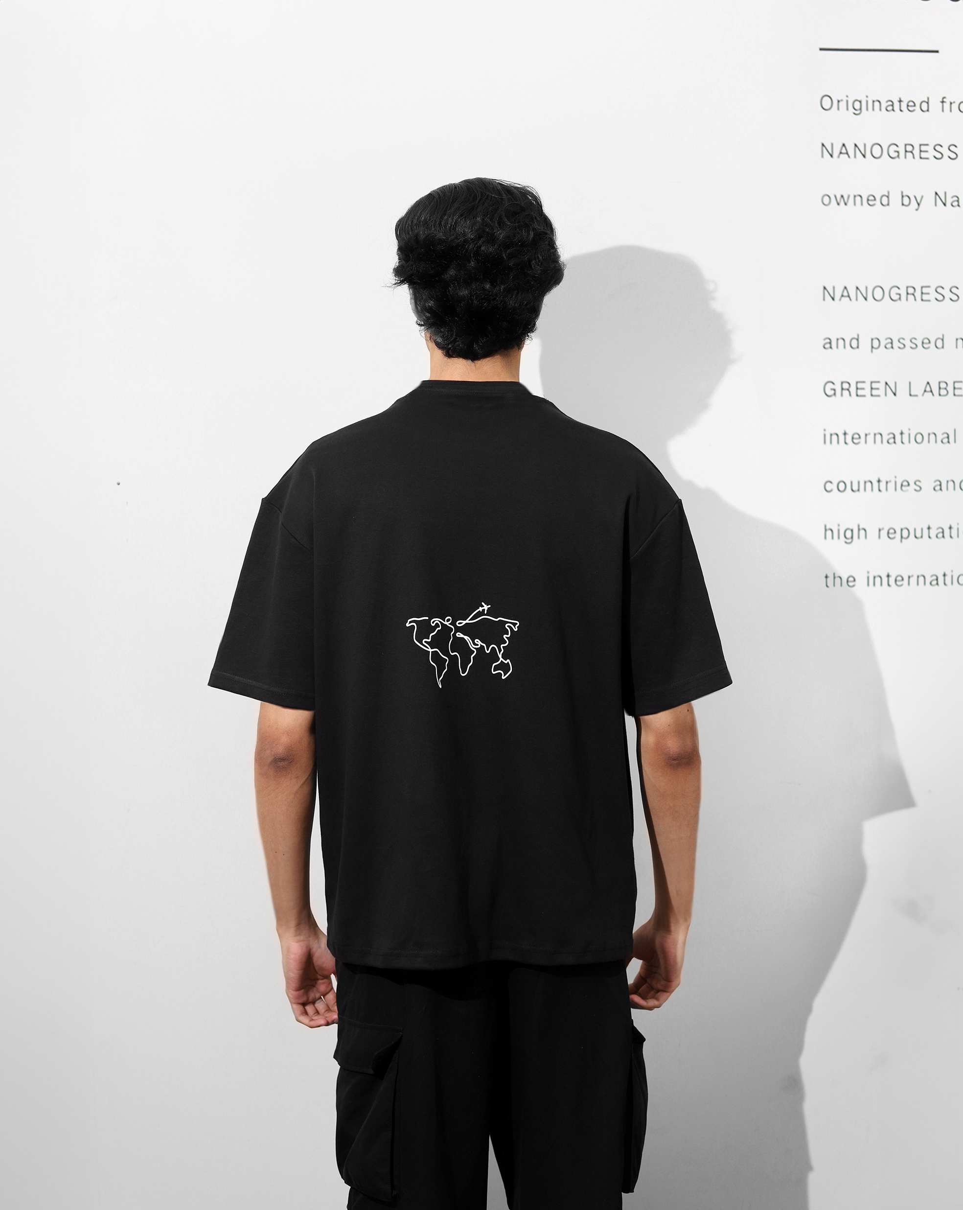 Trec | Black Unisex Oversized Tee