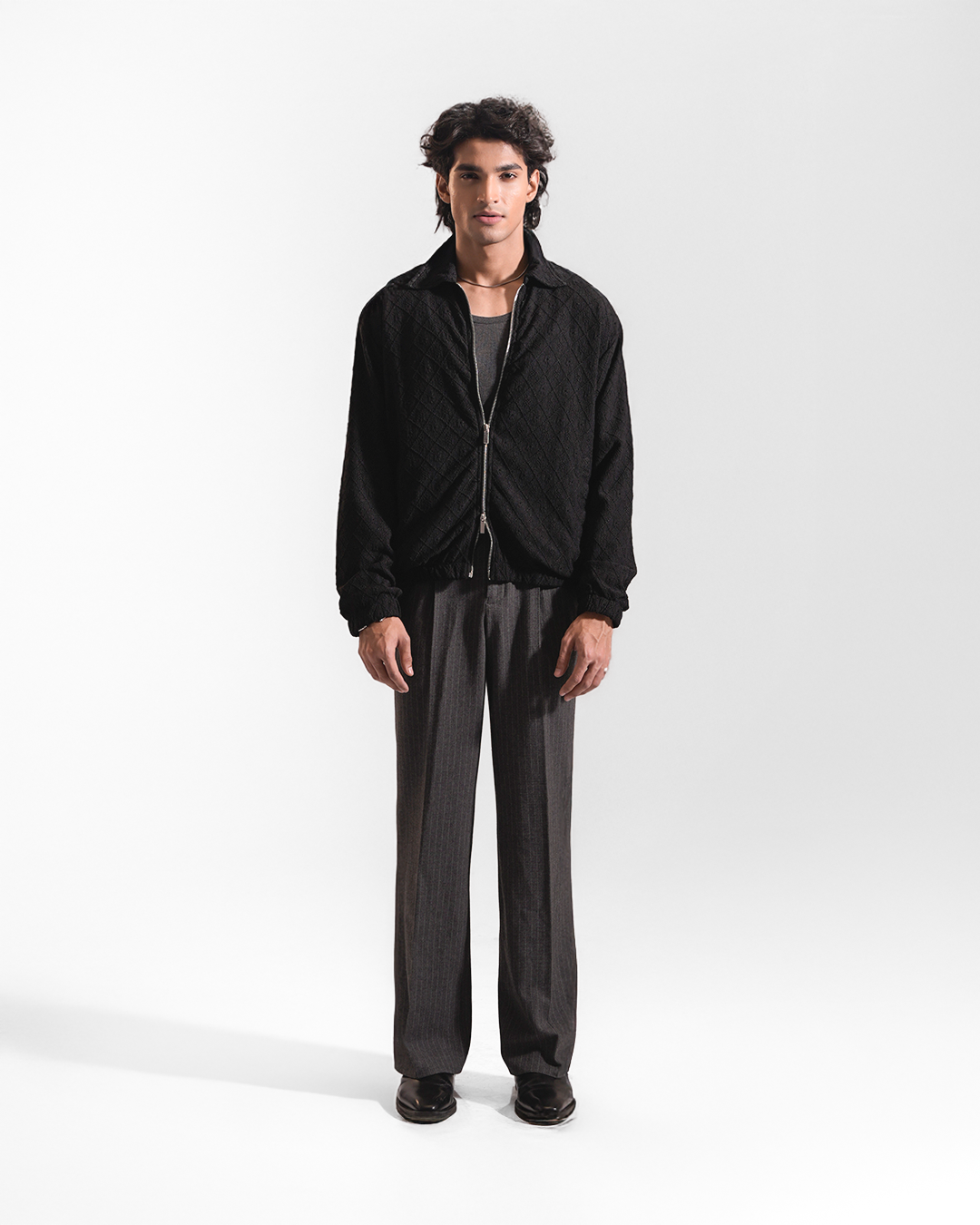 KARU | Wash Memory Embroidered Jacket