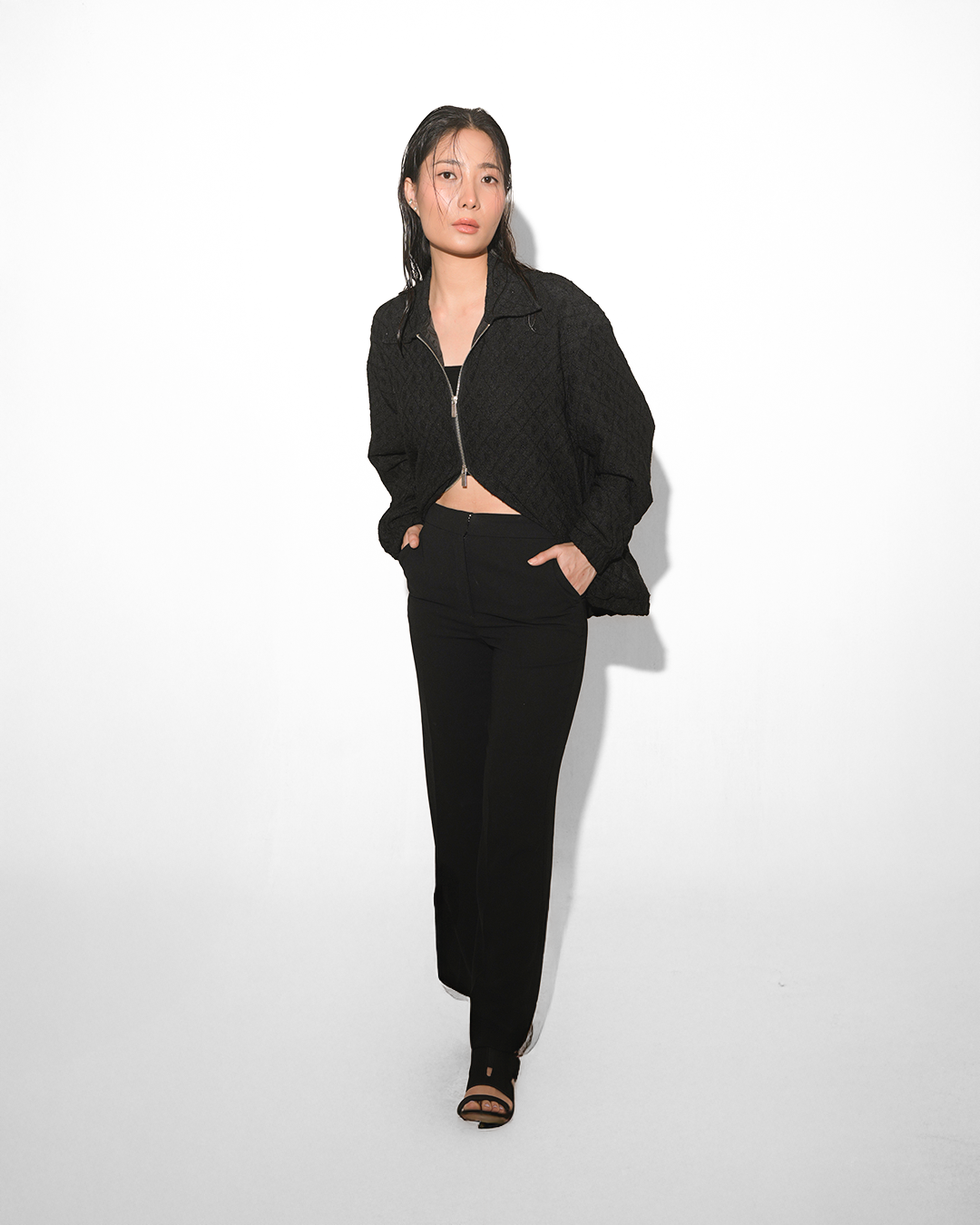 KARU | Wash Memory Embroidered Jacket