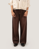 CASK | Earth Brown Wide-Leg Denim