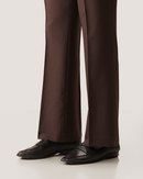 Cael | Espresso Brown Flared Pants with Side Adjusters