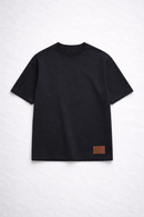 Obsidian  | Black Boxy Scuba Tee