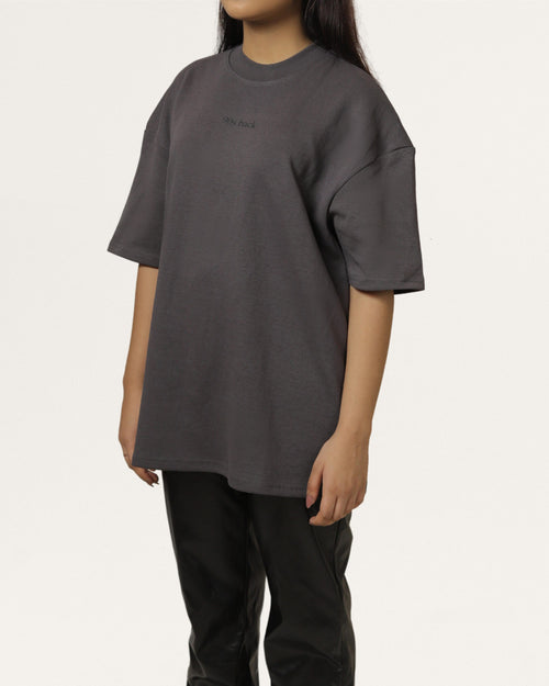 Icarus | Grey Unisex Oversized Tee