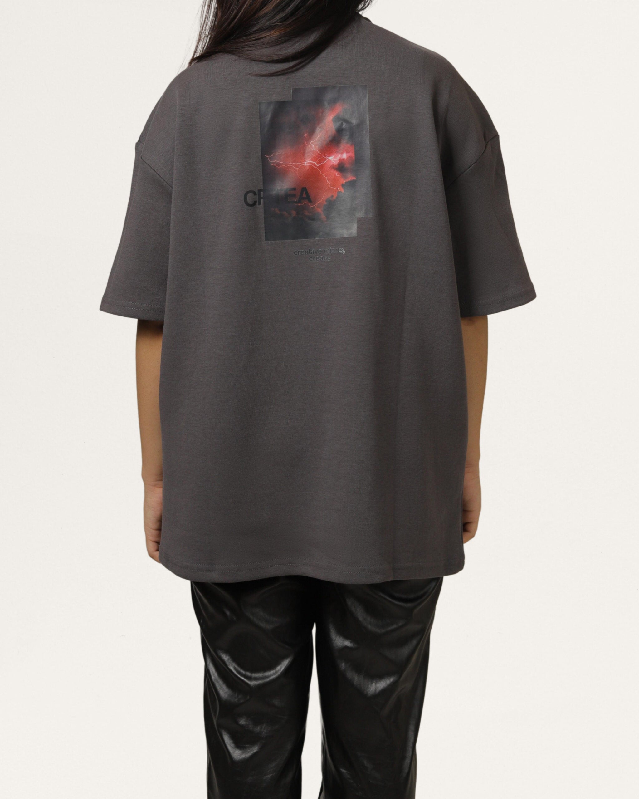 Icarus | Grey Unisex Oversized Tee