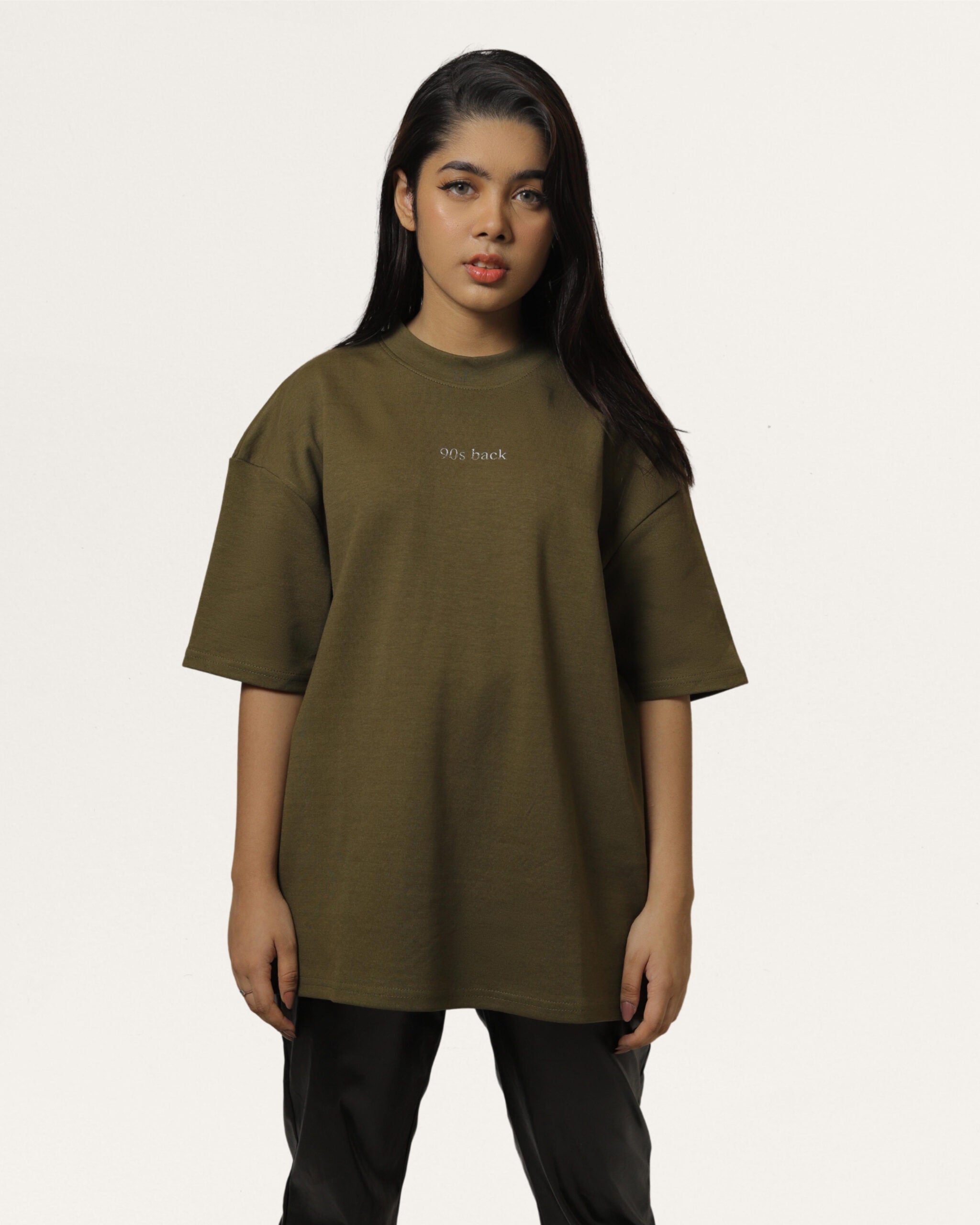 Wilde | Olive Unisex Oversized Tee