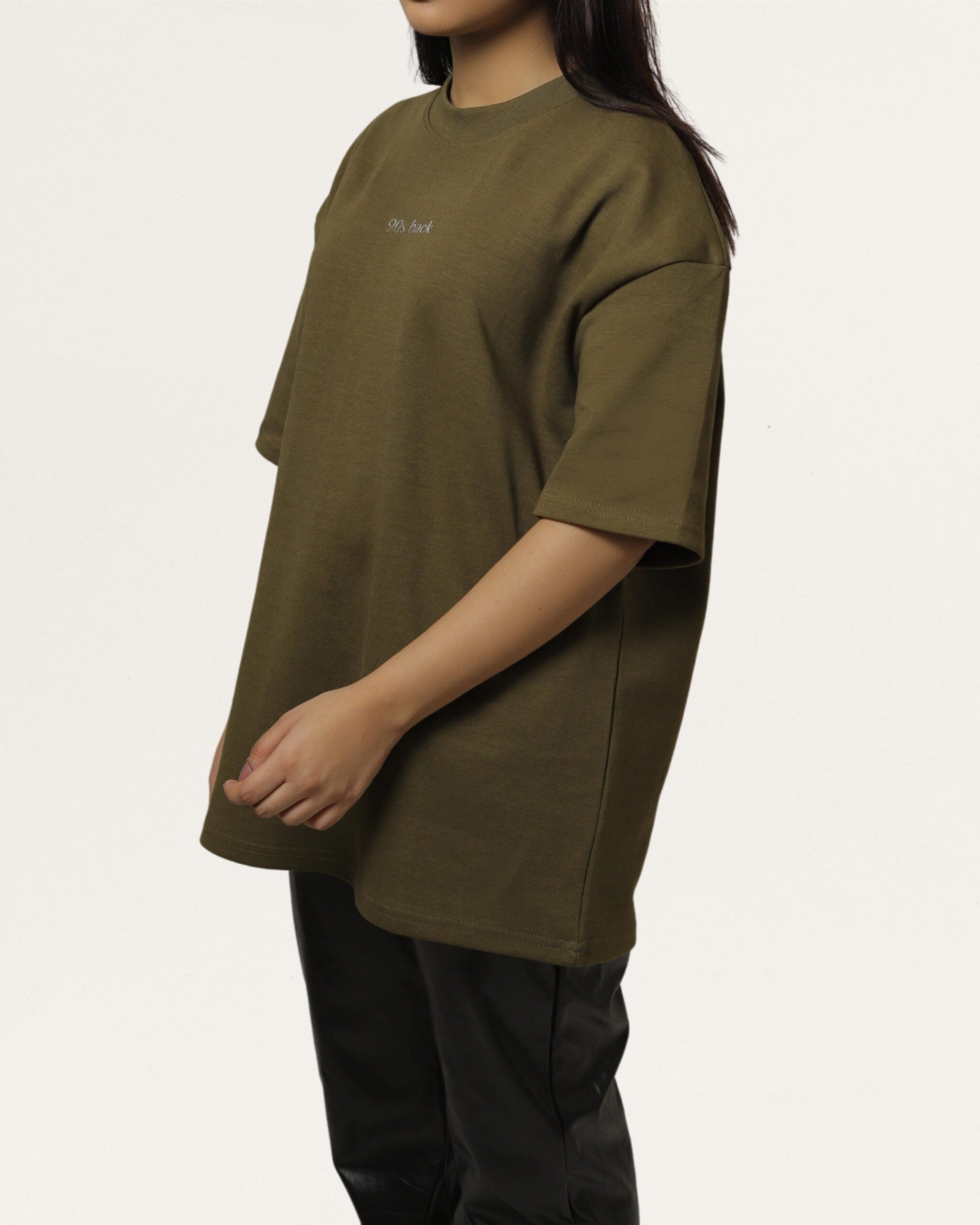 Wilde | Olive Unisex Oversized Tee