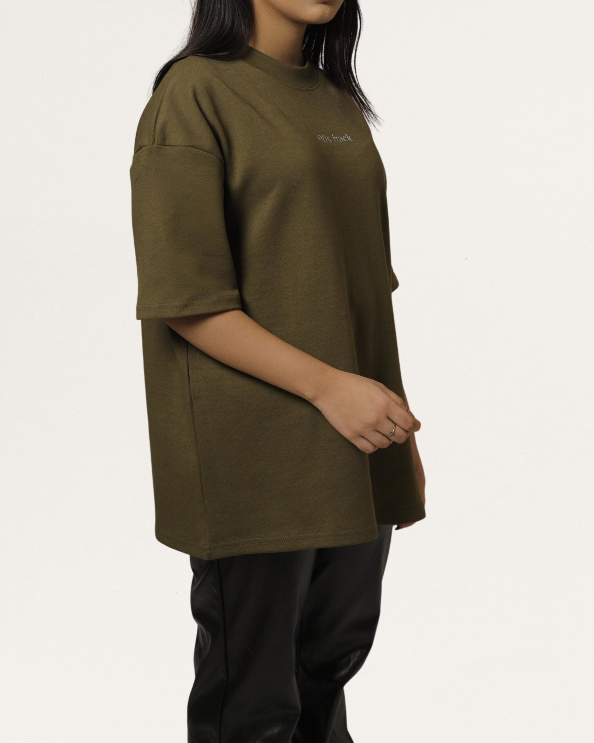 Wilde | Olive Unisex Oversized Tee