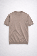 Veil | Beige Knit Tee