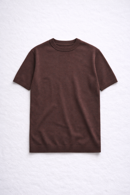 Drift | Coffee Knit Tee