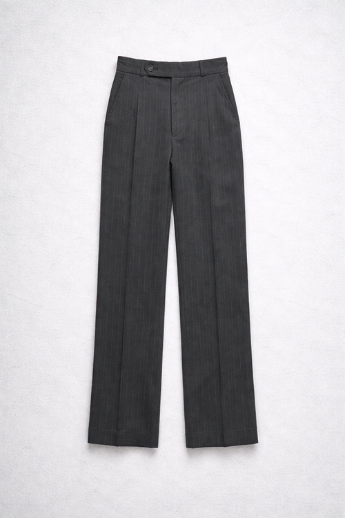Line | Grey Pinstripe Trouser