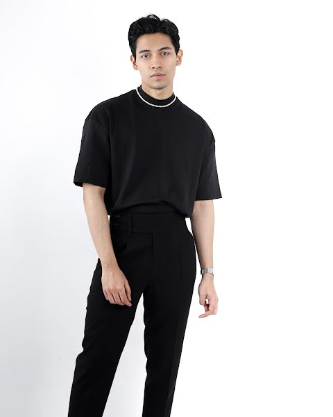 Evenos | Black Unisex Oversized Tee
