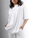 Florid | White Unisex Oversized Tee
